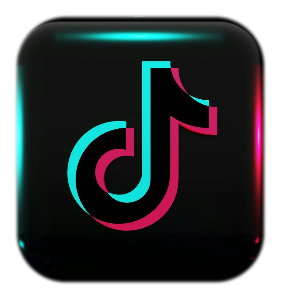 TikTok logo cube